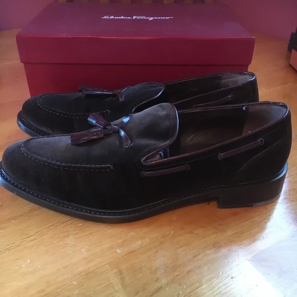 Salvatore Ferragamo | Shoes | Farragamo Brown Suede Tasseled  display picture 1